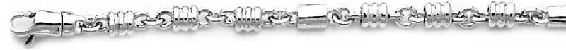 engraved name bracelet for gifts -4mm Captain Link Bracelet