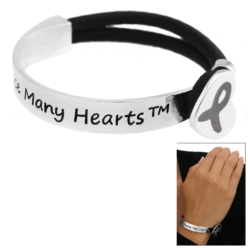 designer bracelet for women -One Cause Many Hearts Diabetes Awareness Bracelet!