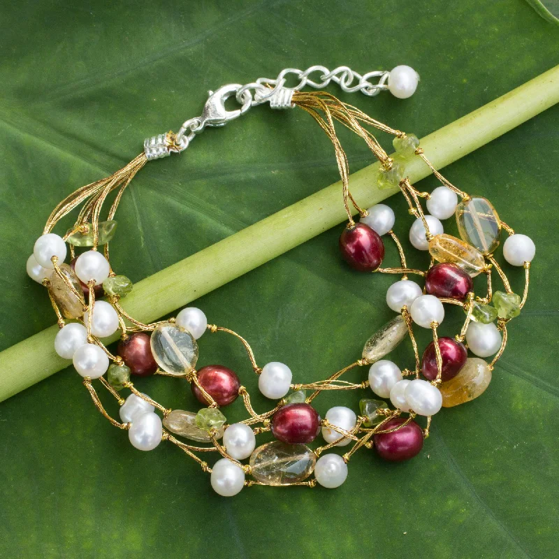 fashion statement bracelet for women -Awakening Beaded Bracelet