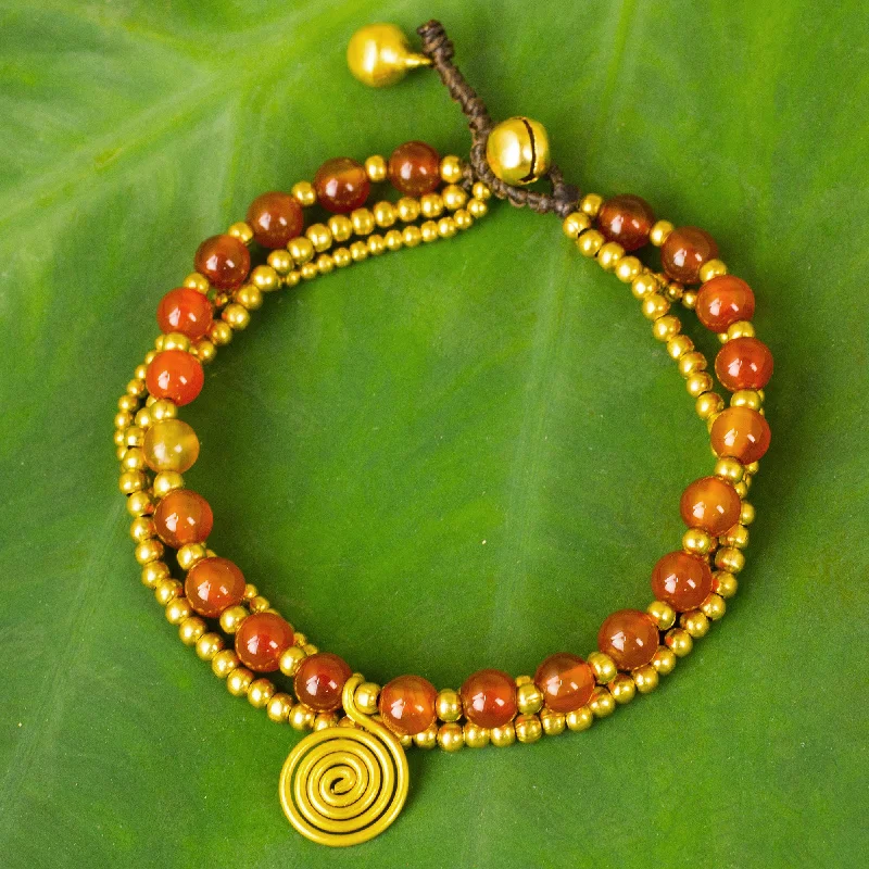 friendship bracelets for women -Carnelian Daydreams Beaded Bracelet