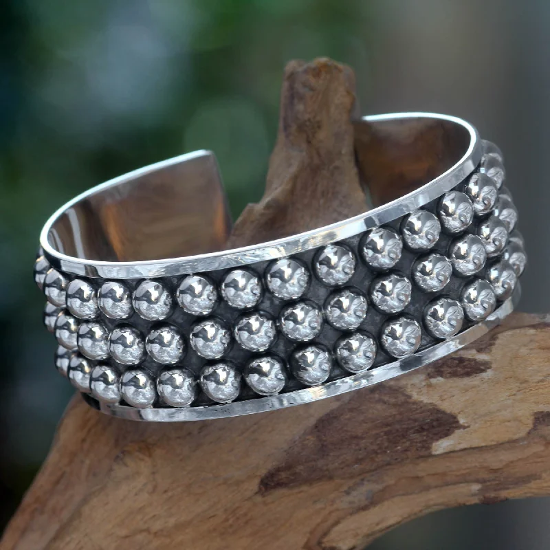 spiritual bracelet for women -Linear Power Sterling Silver Bracelets