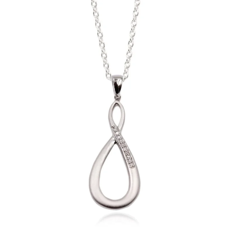 handmade necklace for women -925 Sterling Silver Diamond Pendant