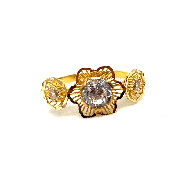 platinum engagement ring for women -22k Gold Ring