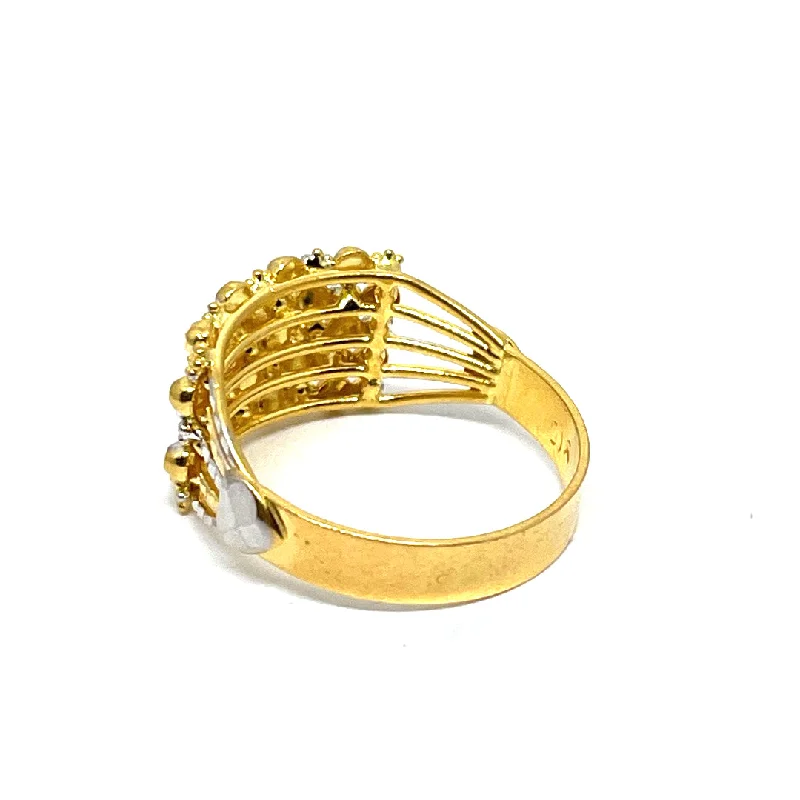 affordable engagement rings for women -22k Gold Ring