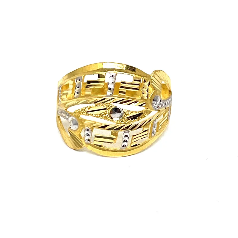 women’s gold ring with birthstones -22k Gold Ring