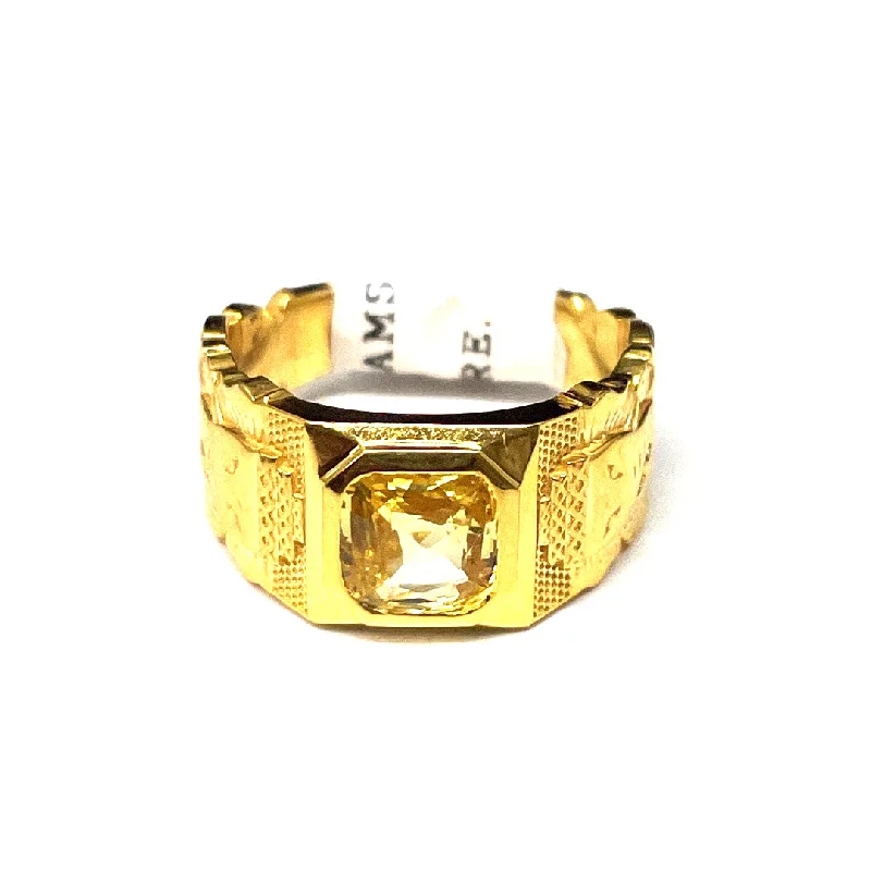 women’s statement rings for casual wear -22k Gold Ring