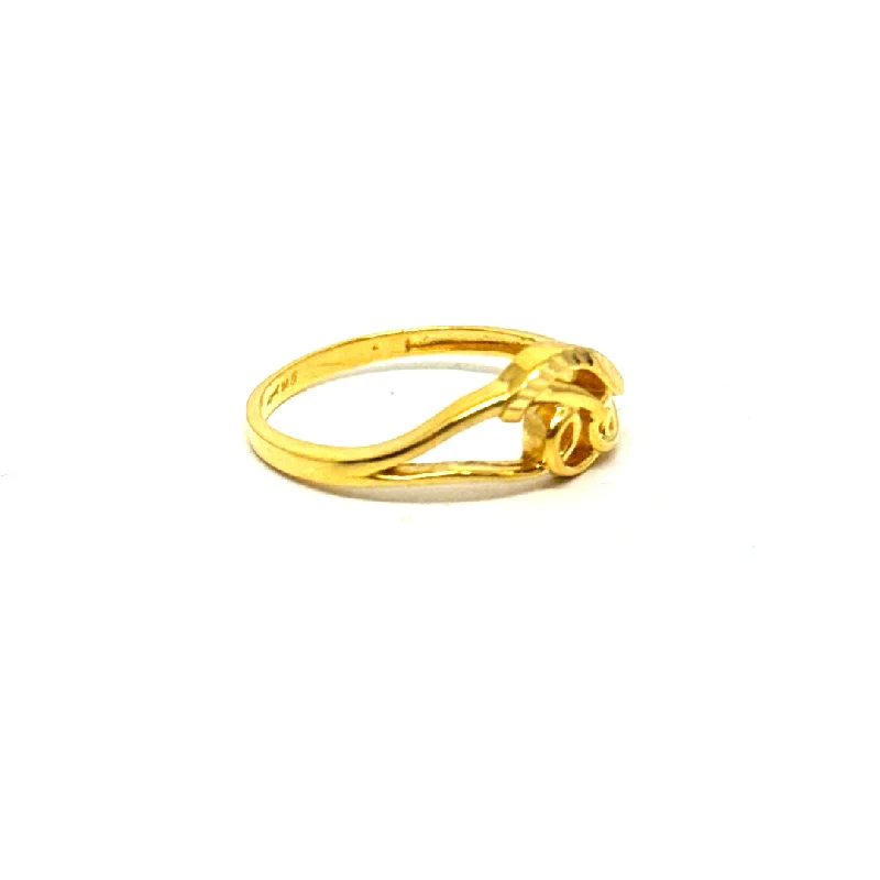 large sapphire ring for men -22k Gold Ring