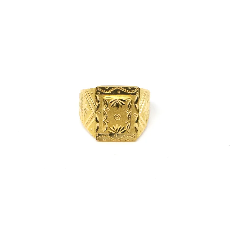 gold cocktail ring for women -22K Gold Ring