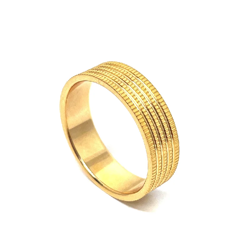 women’s statement rings for parties -22k Gold Ring