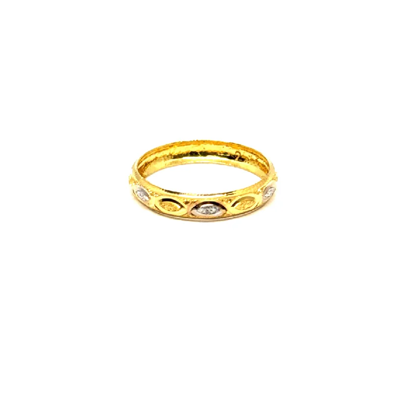 women’s diamond engagement ring set -22k Gold Ring