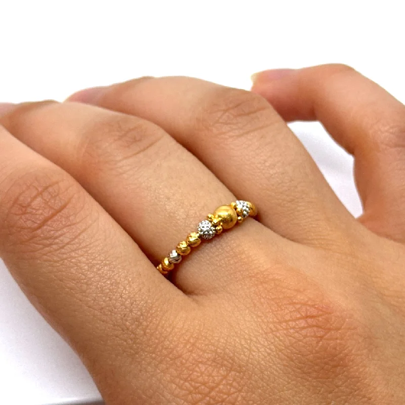 affordable engagement rings for women -22k Gold Ring