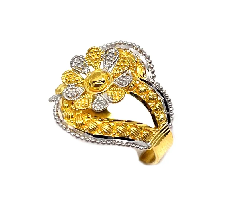 luxury diamond wedding ring for men -22K Gold Ring