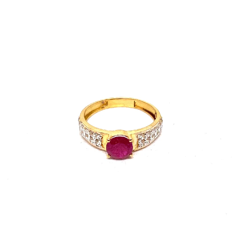 affordable engagement rings for women -22K Gold Ring