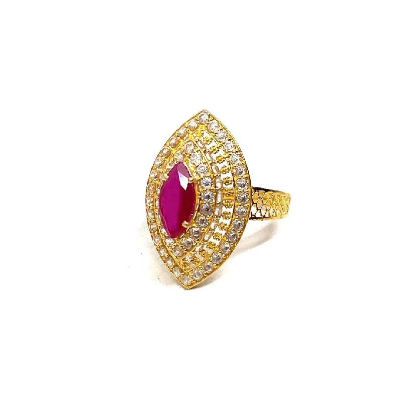 adjustable rings for women -22K Gold Ring