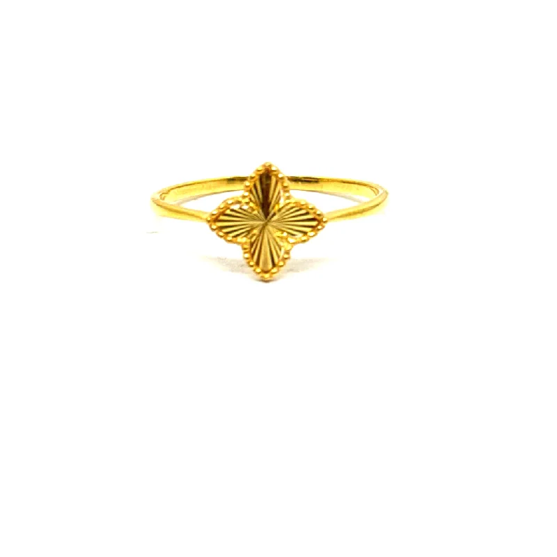 women’s gold band with diamonds -22k Gold Ring