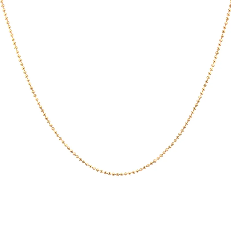 gold pendant necklace for women -Adjustable Bead Chain