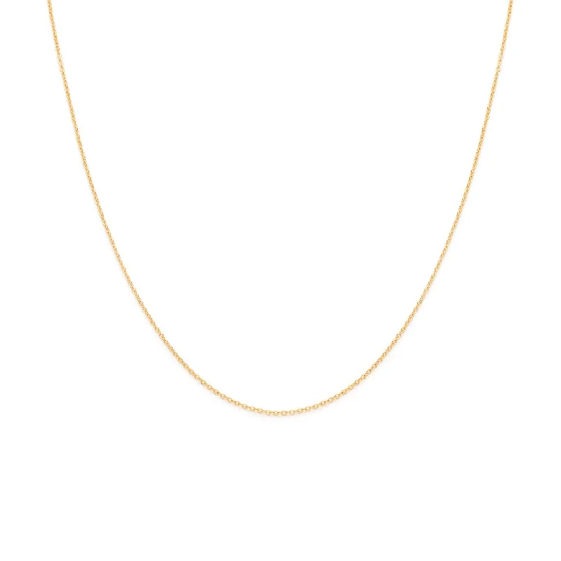 sterling silver heart necklace for women -Extra Fine Cable Chain Necklace | Goldfill