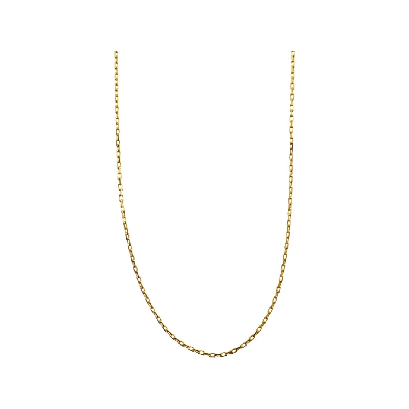 layered chain necklace for men -French Link Chain