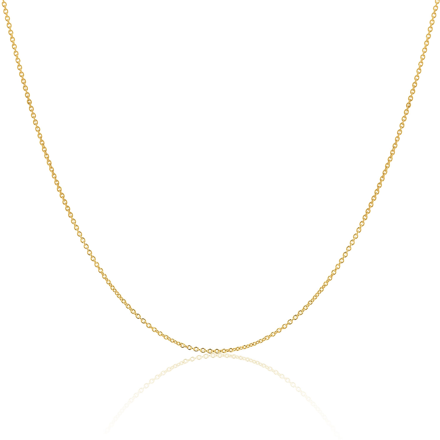 custom birthstone pendant necklace -Gold Rolo Chain