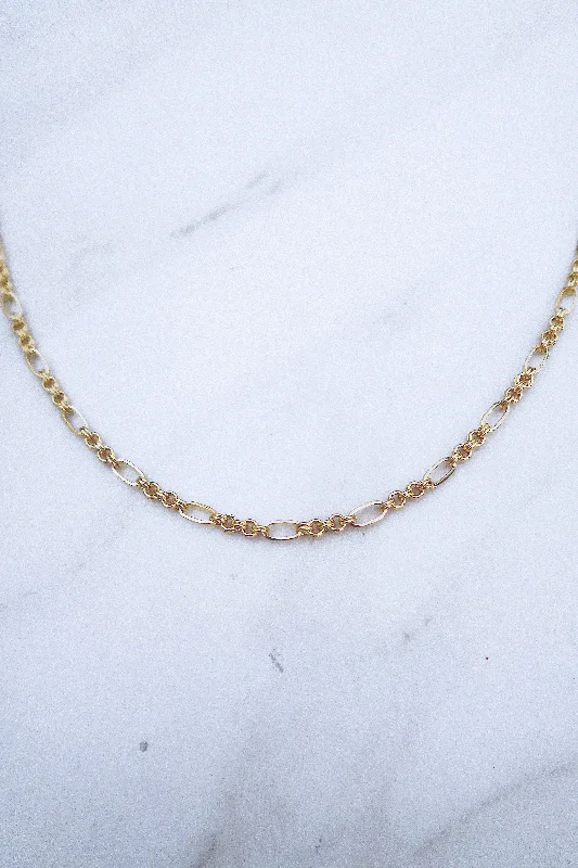 handmade gold necklace for special occasions -Leonora Chain