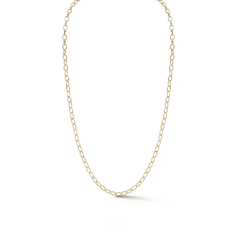 vintage gold necklace for women -Loop Chain