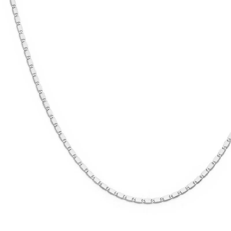 vintage style necklace for weddings -Nostalgia Chain Necklace | Silver