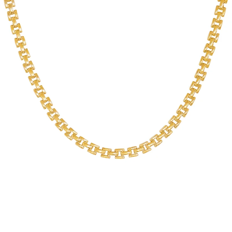 crystal pendant necklace for special events -Panther Chain Necklace | Gold