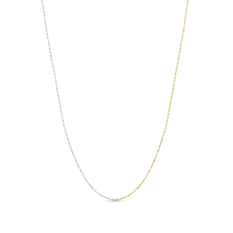 trendy layered necklace for women -Posey Light Chain 50:50