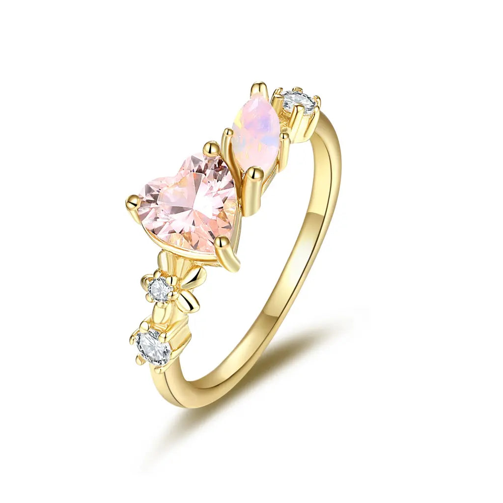 gold engagement ring for women -Erica Love Struck Ring