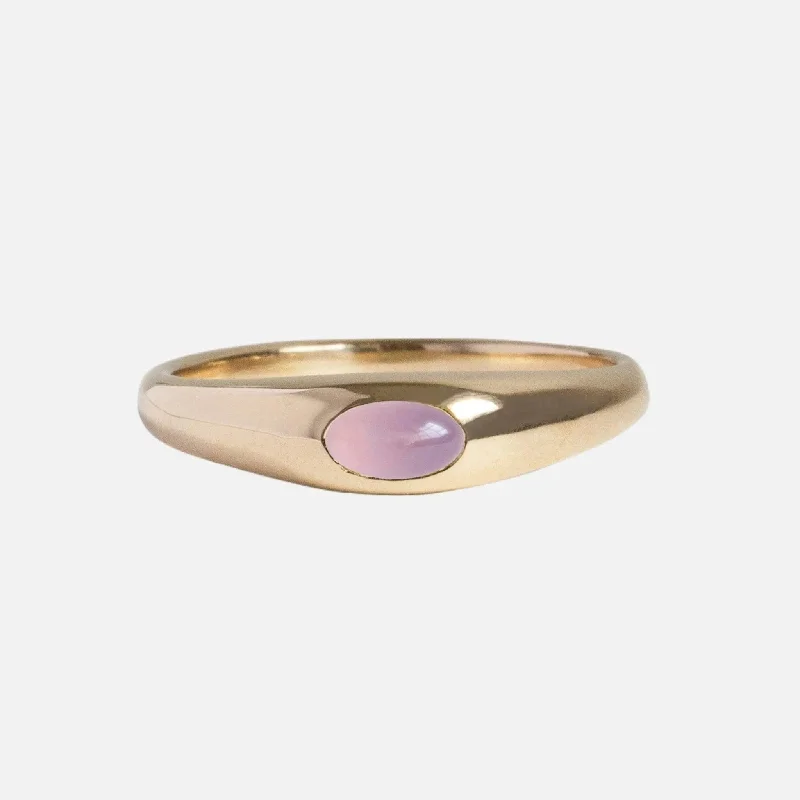 large sapphire ring for men -Petite Pink Risa Ring