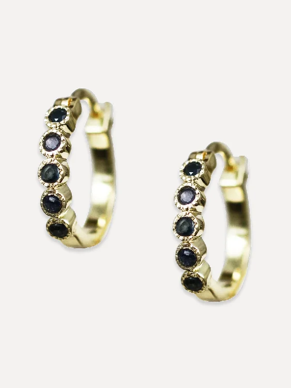 gold stud earrings for women -Lola Huggies