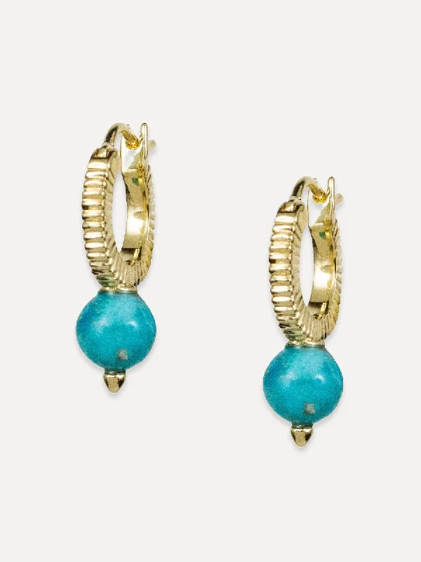 chic stud earrings for weddings -Pluto Hoops