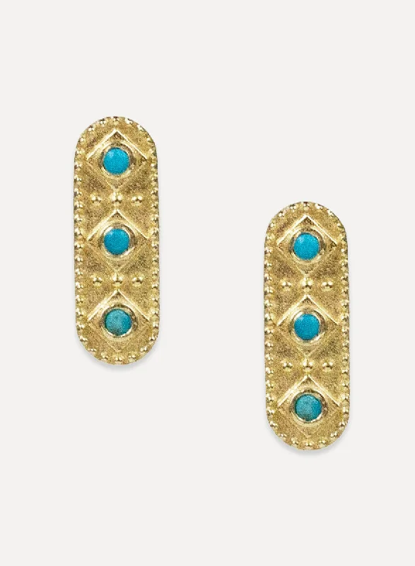 trendy crystal stud earrings for women -Suki Studs