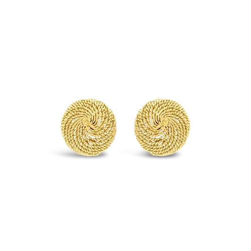 gold stud earrings for women with diamonds -Tiffany Estate Earrings